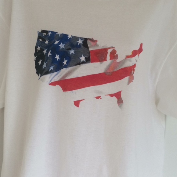 New Unisex Patriotic U.S.A Map T- Shirt - Picture 2 of 5
